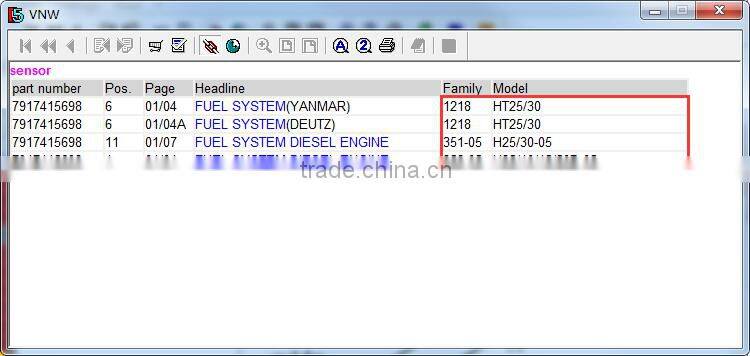 sensor 7917415698 spare part for Linde forklift truck 1218 351 352