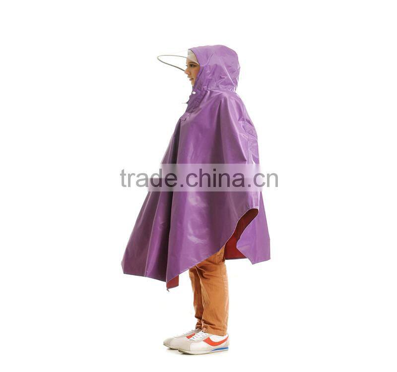 2013 Outdoor weaterproof rain poncho for kids