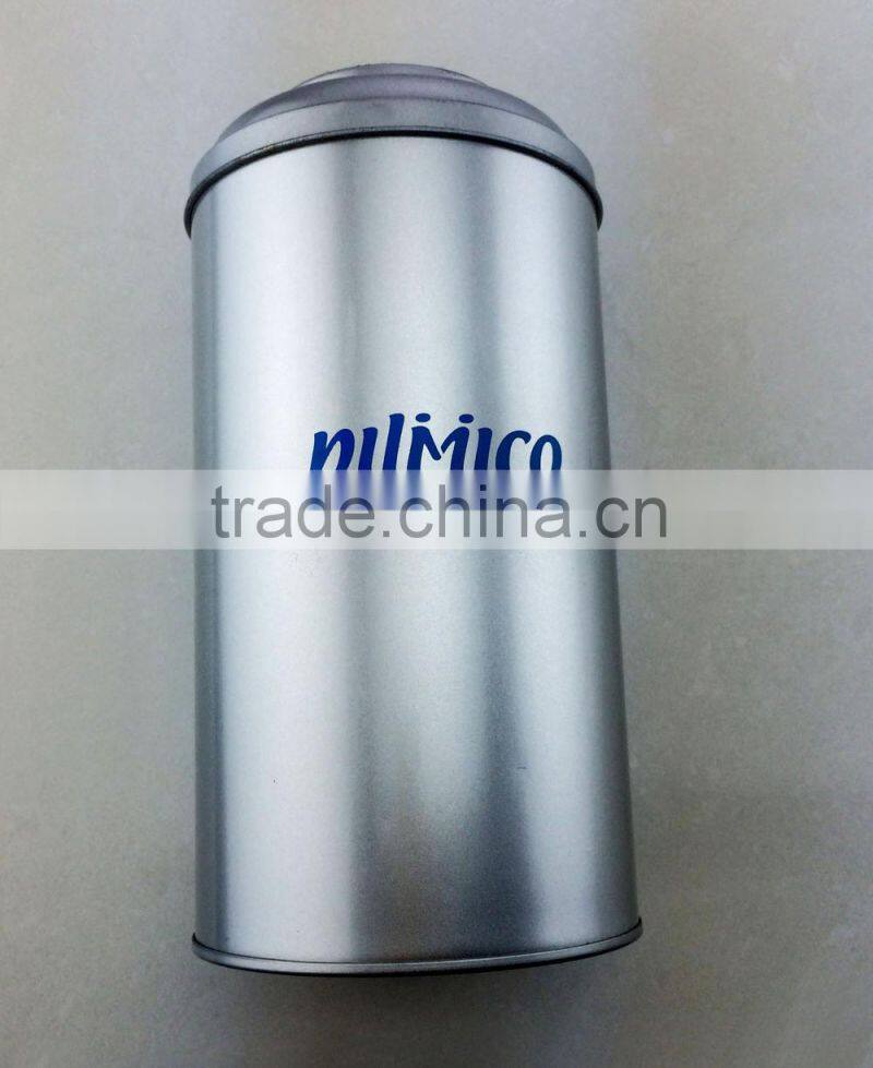 Wholesale blank round tea tin box chinese tea tin box