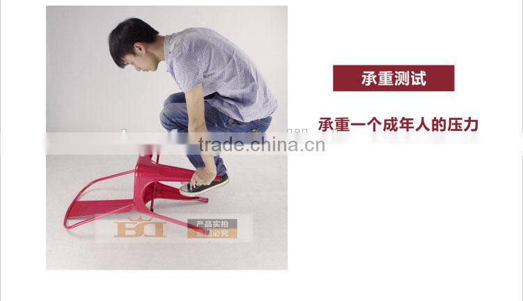 cheaper price stackable simple design metal dining chair parts