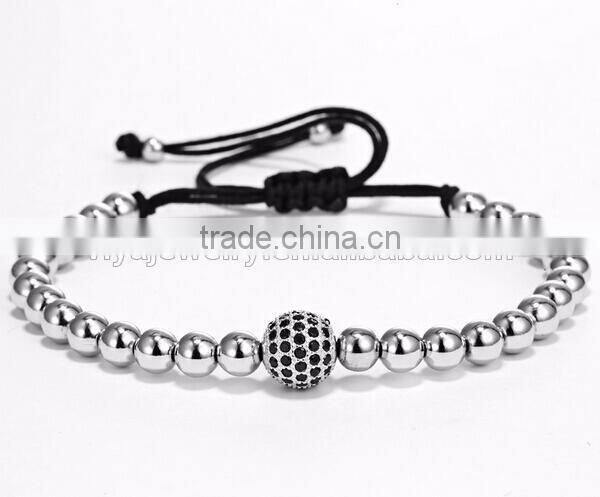 2016 New Fashion Popular Macrame Beads Bracelet With With TOP BEST PVD Plating