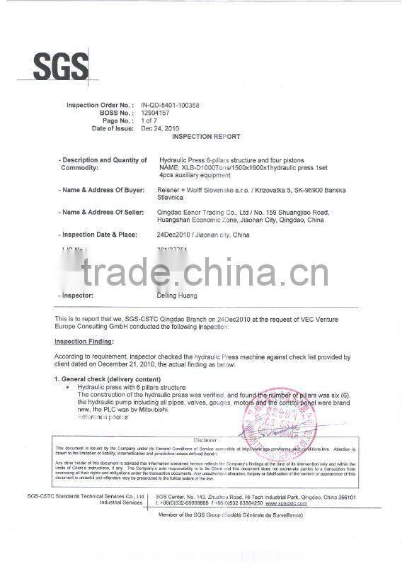 30000 KN Solid tyre making machine with frame structure