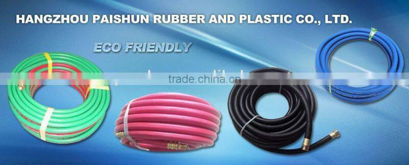 Braided synthetic polyester thread reinforced oxygen acetylene twin hose for gas soldering