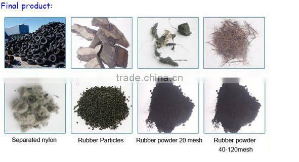 hot sale quality 3-6Tons capacity single shaft tire shredder / used tire shredder machine for sale