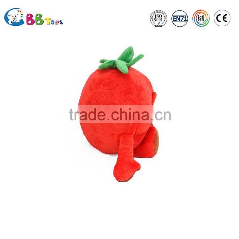 ICTI high plush animal toys plush vegetables and fruits toys,plush banana toy