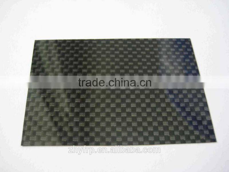 High Gloss Carbon Fiber Sheet,Plate(0.2-2mm)