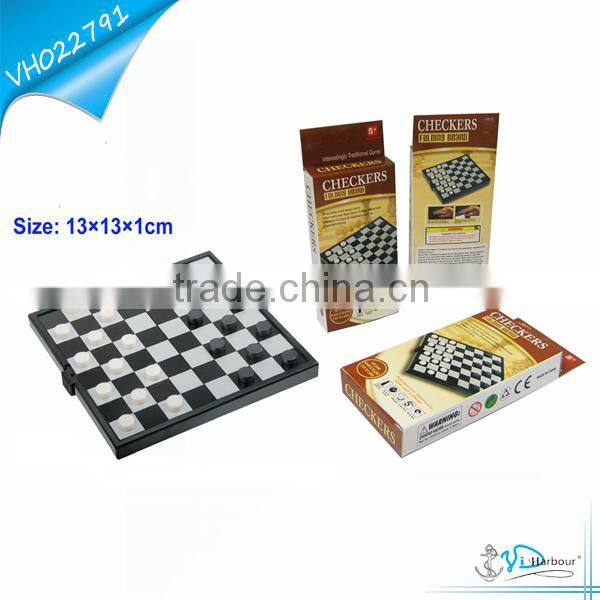 Plastic Solitaire Chess Board Magnetic Wall Mounted
