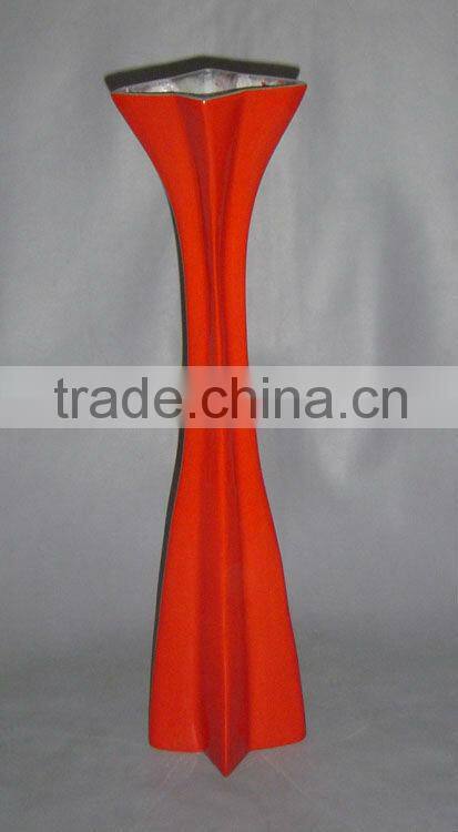 Aluminium Coloured Flower Vase