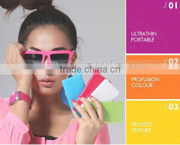 Colorful Polymer Power Bank 5000mah in Ultra-thin Design