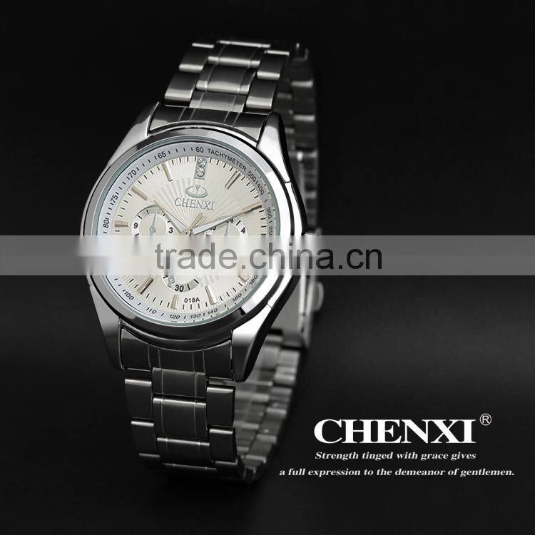 2015 Fashion Curren watches sport stainless steel waterproof Japan quartz Movt 018AM&LS