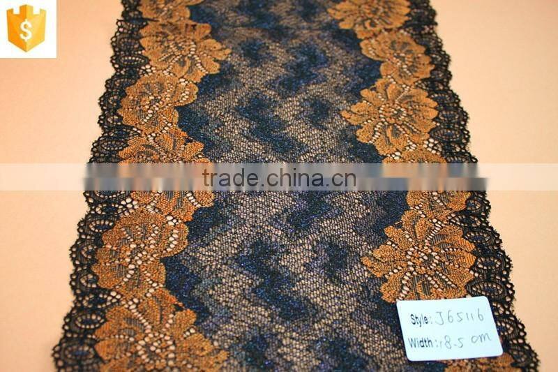 french new design embroidery lace fabric for underwear and bra