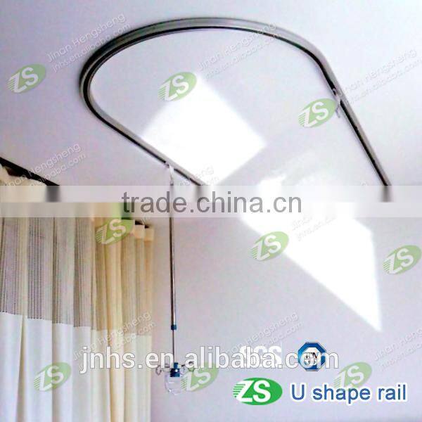 U shape Ceiling Mounted Aluminum Medical Transfusion Support