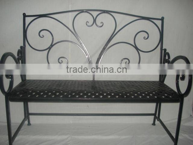 Metal Garden Furnitures hanging gang chair outdoor rattan recliner chair