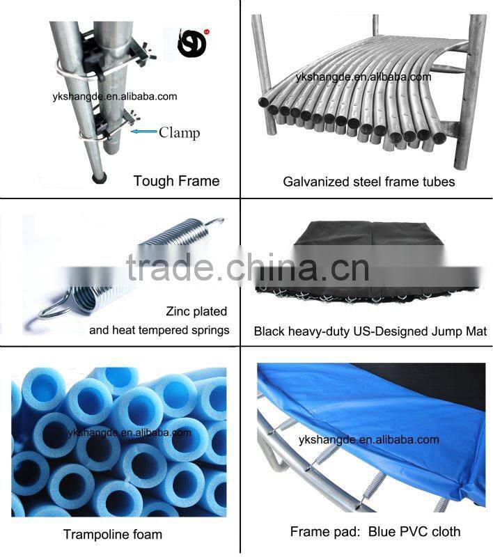 OEM 10FT Cheap Trampoline With Enclosure And Ladder