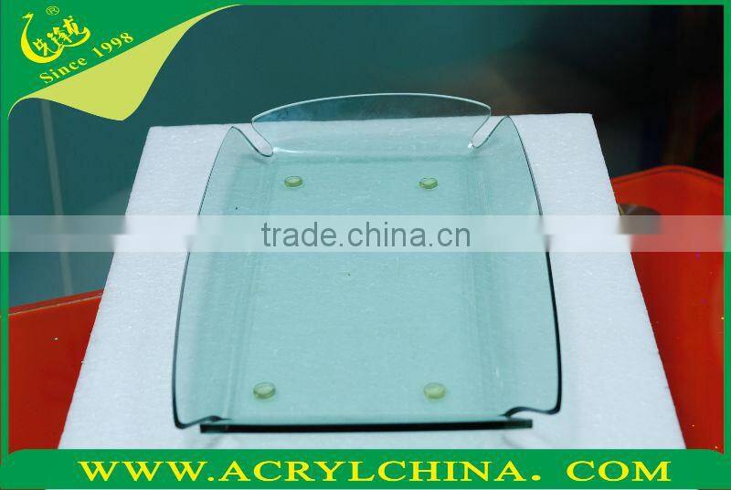 2016 acrylic tea tray display fruit wine tray display creat colorful saving tray