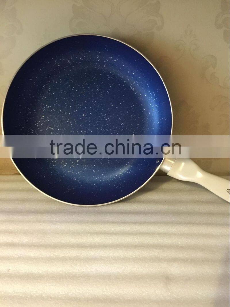 Aluminum Pressed / Forged Nonstick Diamond Stone coating Frying Pans Sapphire Fry Pan Pancake Pan Egg Pan