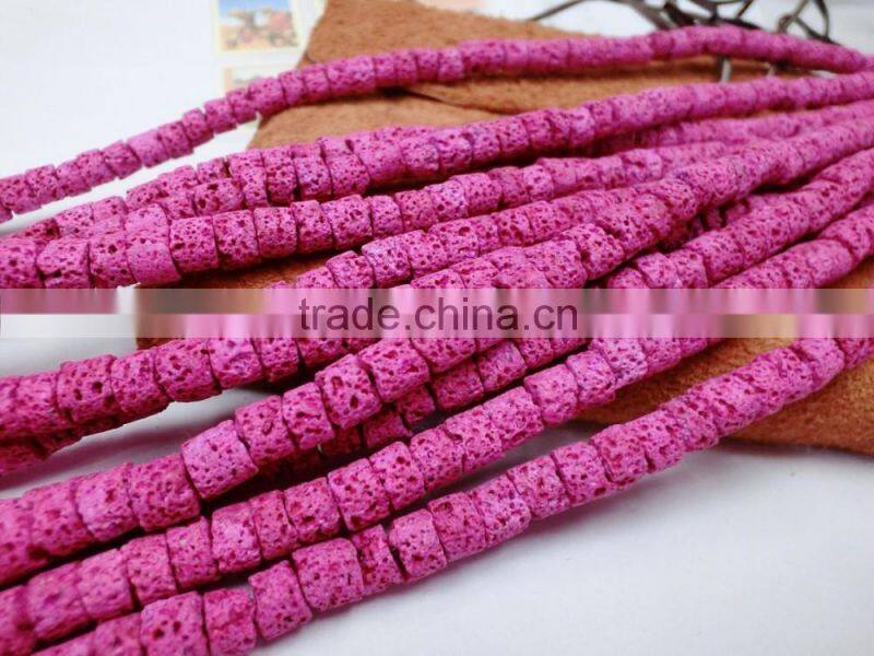 Natural Coral dyed beautiful color Loose cylinder Beads
