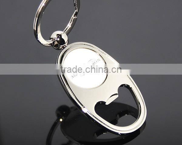 United States Custom Print Name Souvenir Ellipse Oval Metal Key Ring Beer Opener