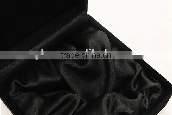 High gloss piano black wooden perfume bottle box