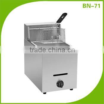 Stainless Steel Cooking Kitchen Hotel Restaurant Equipment Gas Fish Fryer BN-72 China Supplier