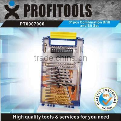 31pcs Combination Drill and Bit set