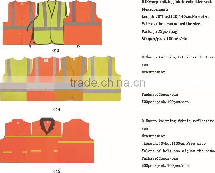Low price EN ISO 20471Roadway safty clothing with reflective tape