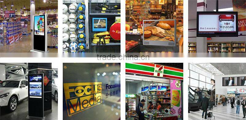 19" lcd Bus LCD Media Player for advertising