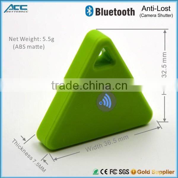 Bluetooth 4.0 Anti-lost/Anti-Theft Alarm Device/Tracker key Finder GPS Locator with Camera Remote Shutter and Recording Function