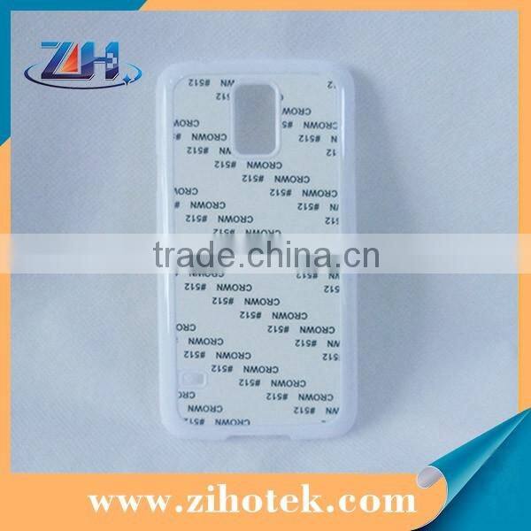 High Quality sublimation cell phone case for Samsung Galaxy S5 with metal insert