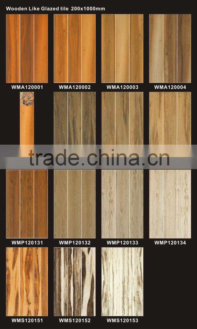 Interior project Wood like Tiles