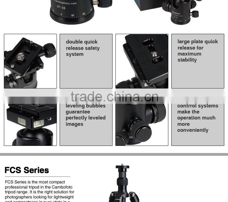 light weight camera tripod,five sections,flexible portable camera tripod