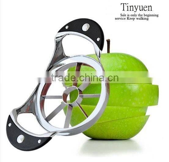 TPR Skidproof Handle Watermelon Cutter Cantaloupe Cutter