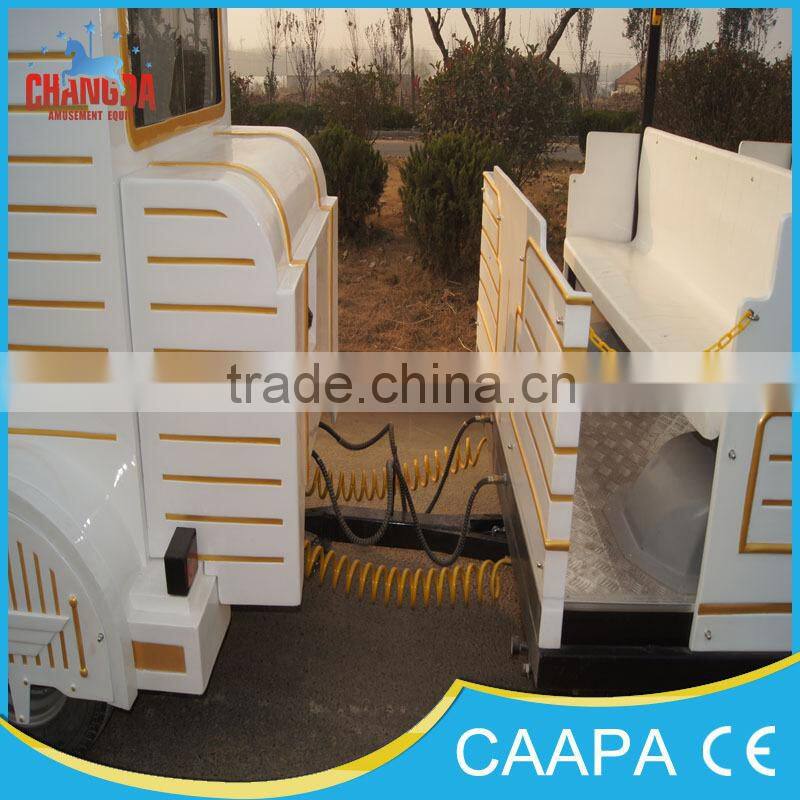 Chinese Style Trackless Tourist Train with Heavy Loading