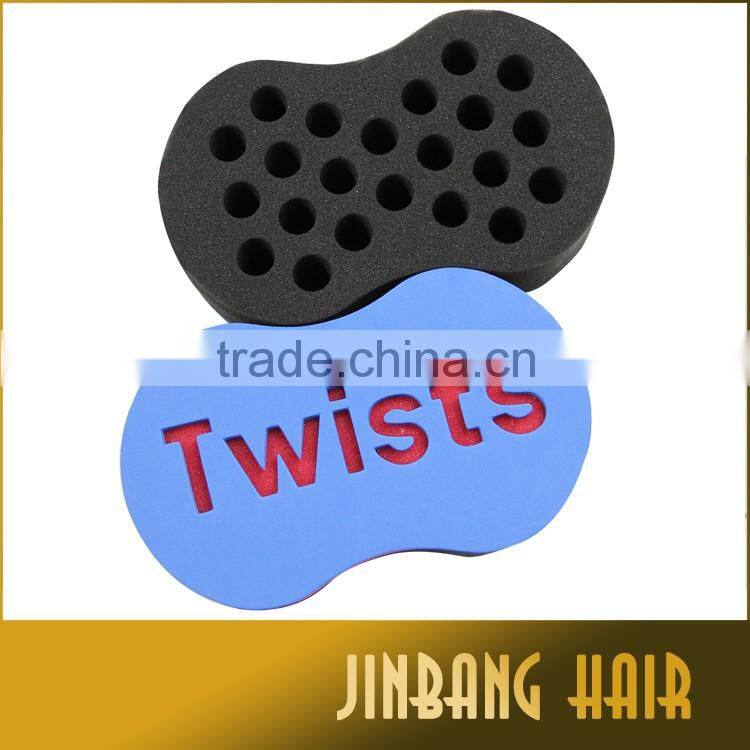 190*114*60mm 46Holes EVA Material 8Shape Hair Twist Sponge Material and with Certification hair curling sponge