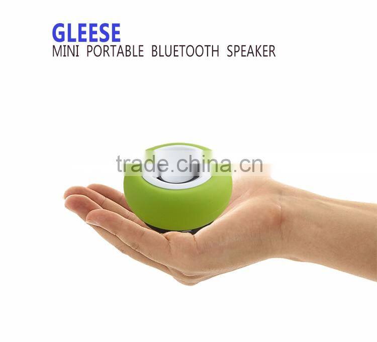 Dongguan High quality wireless portable outdoor small round bluetooth speaker