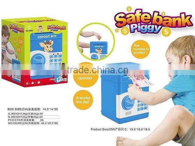 Hot sell Novelty Password Number Coin Bank Saving Money Cash Saving ATM Bank