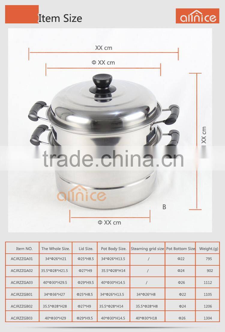 Kitchen Implements Multifunctional stainless steel cookware steamer pots