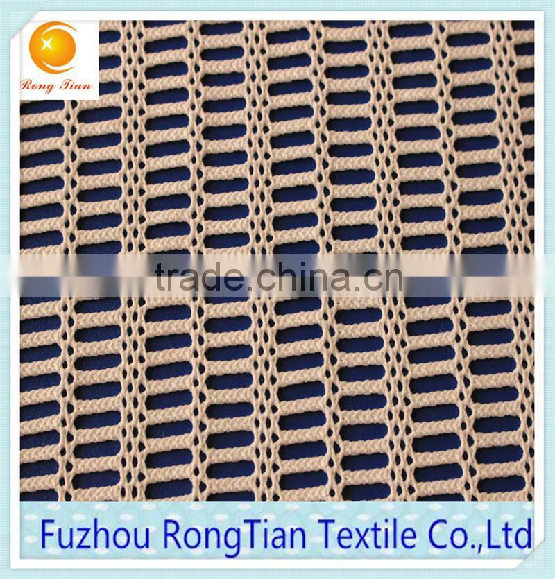 Comfortable plain style nylon elastic mesh fabric for dress