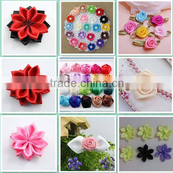 satin ribbon rosette bow