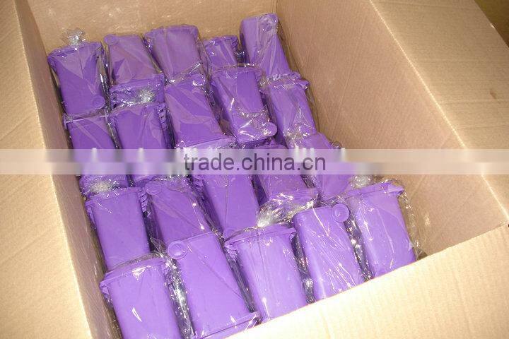 BT05B colorful desktop plastic mini trash can pen holder