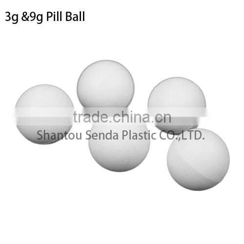 Hot sale plastic medicine ball,plastic high quality PP soft pill shell