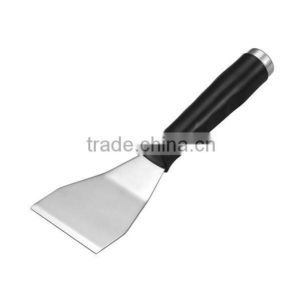 4'' Bended Stainless Steel Scraper with Plastic Handle, Japanese Putty Knife