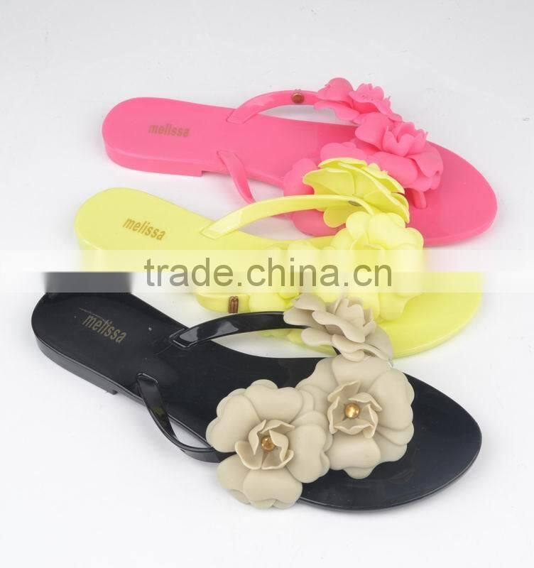 flip flop sandals, jelly sandals shoes, pvc Jelly shoes for Lady 2014