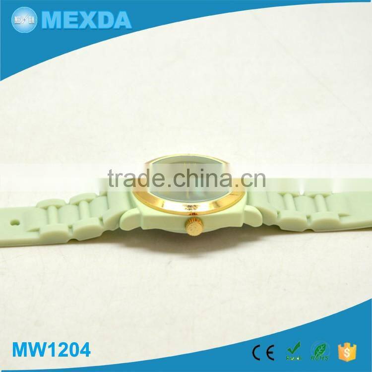High quality and cheap price silicone quartz watches japan movt women
