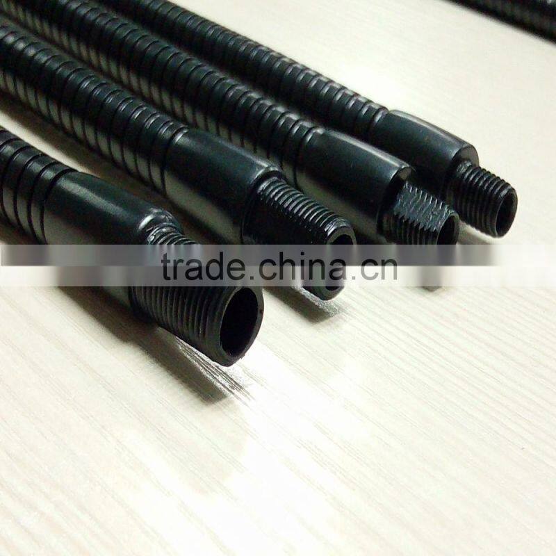 Black finished flexible gooseneck pipe