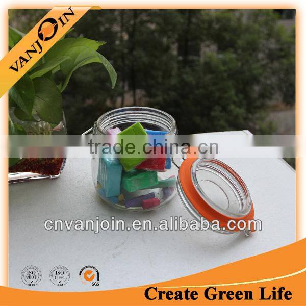 Clear Glass Jar With Clamp Lid