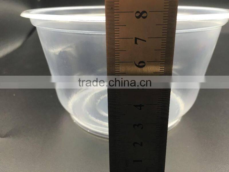 wholesale 850ml environmental plastic food restaurant packaging container