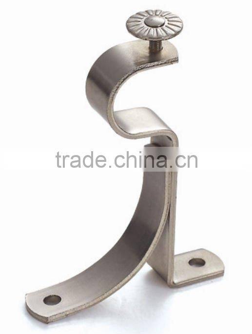 BS24 heavy duty metal curtain rod bracket support curtain accessories