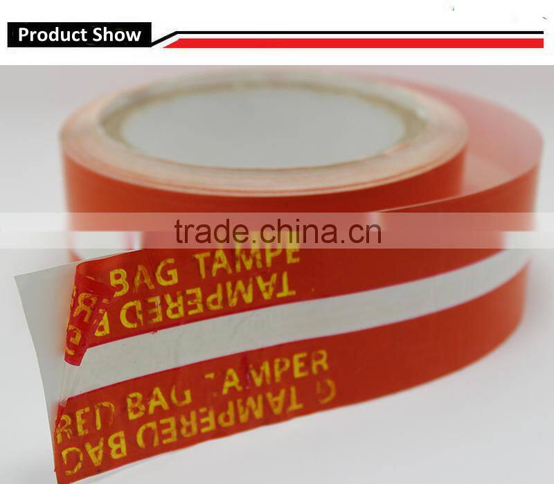 Anti-counterfeiting sealing tape for mailing bag tamper proof tape