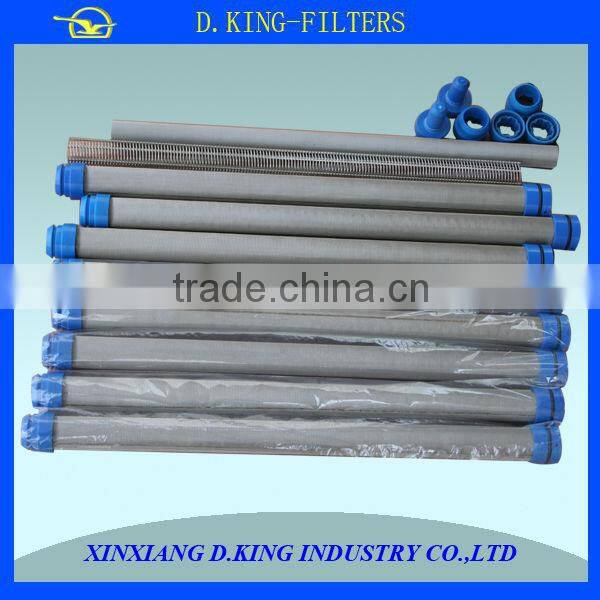 candle oil filter element for high polymer filtration